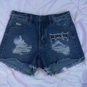 Justin Bieber Denim Shorts